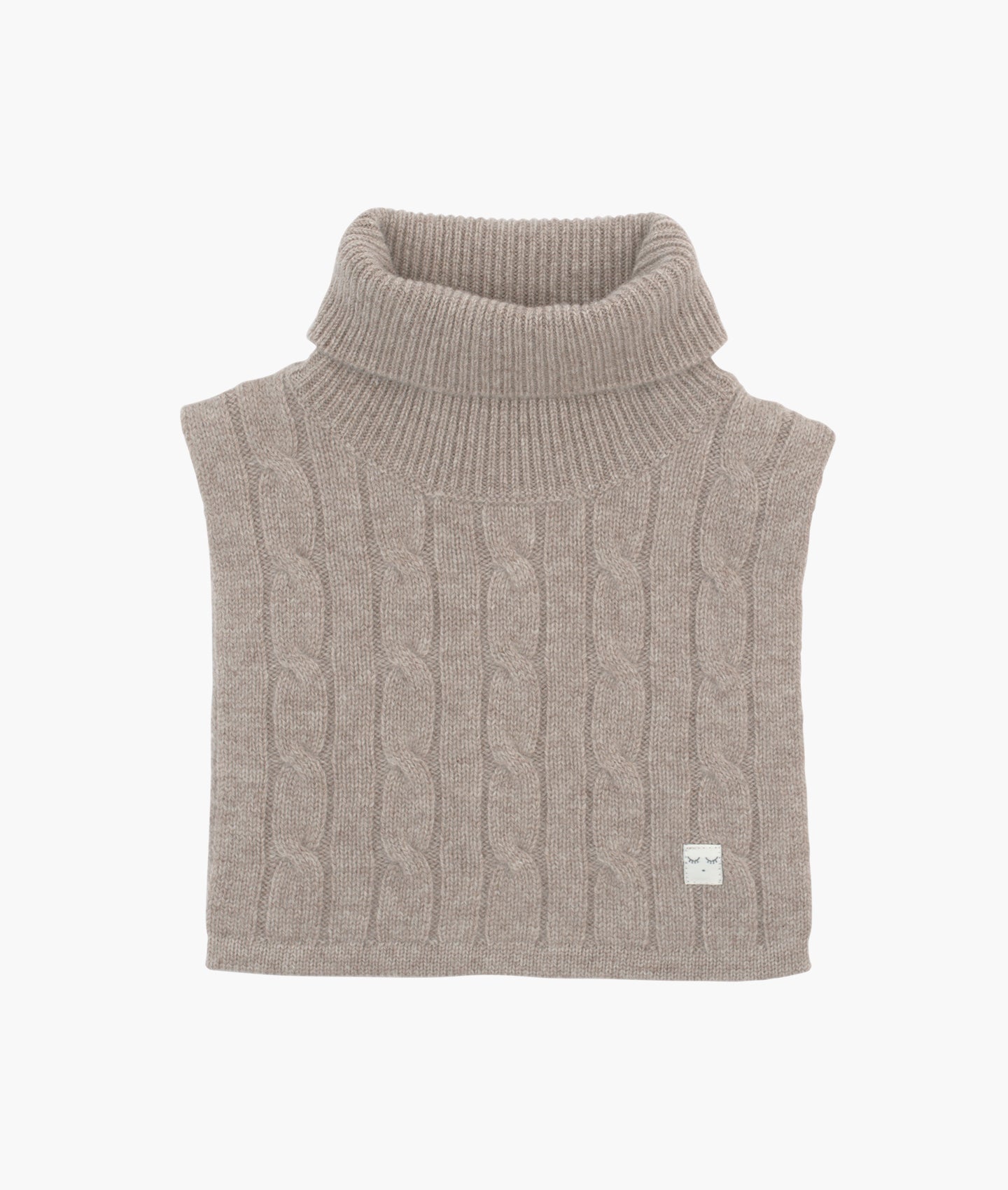 Kabelstickad Kashmirkrage