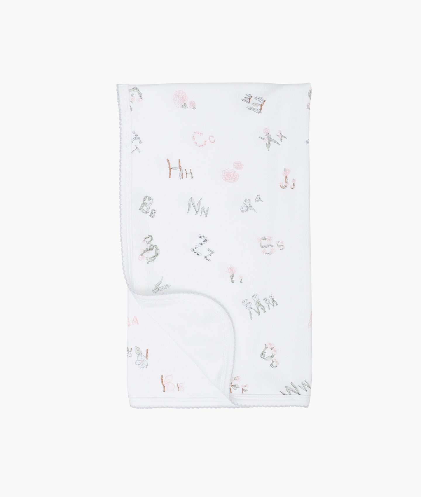 Alphabet Flowers Blanket
