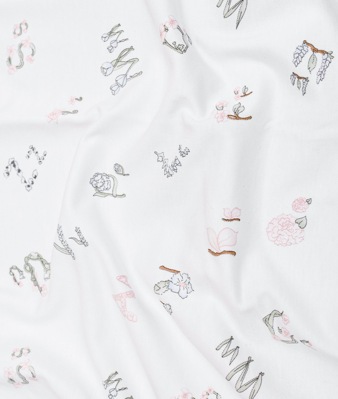 Alphabet Flowers Blanket
