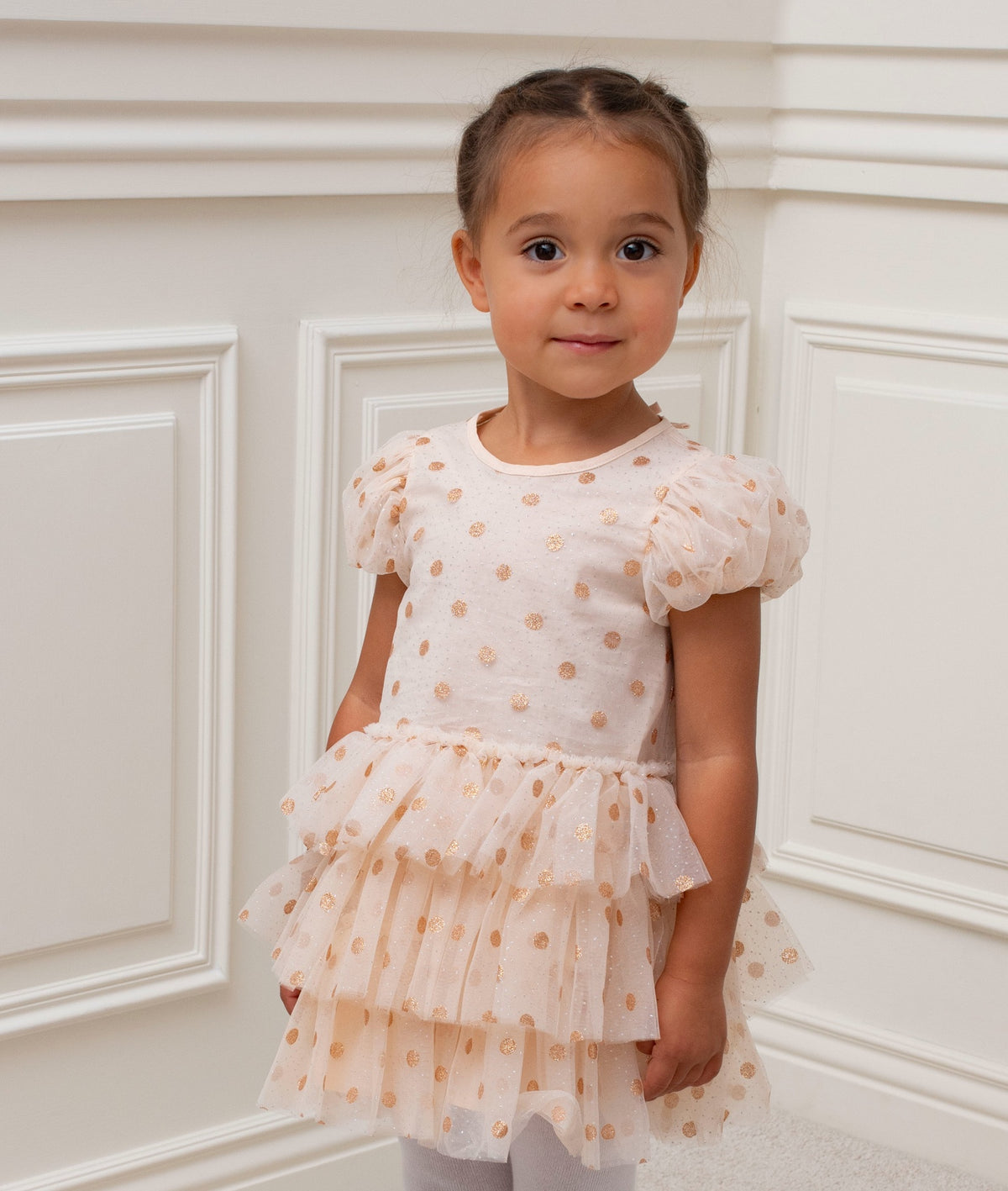 A Pois Tulle Dress