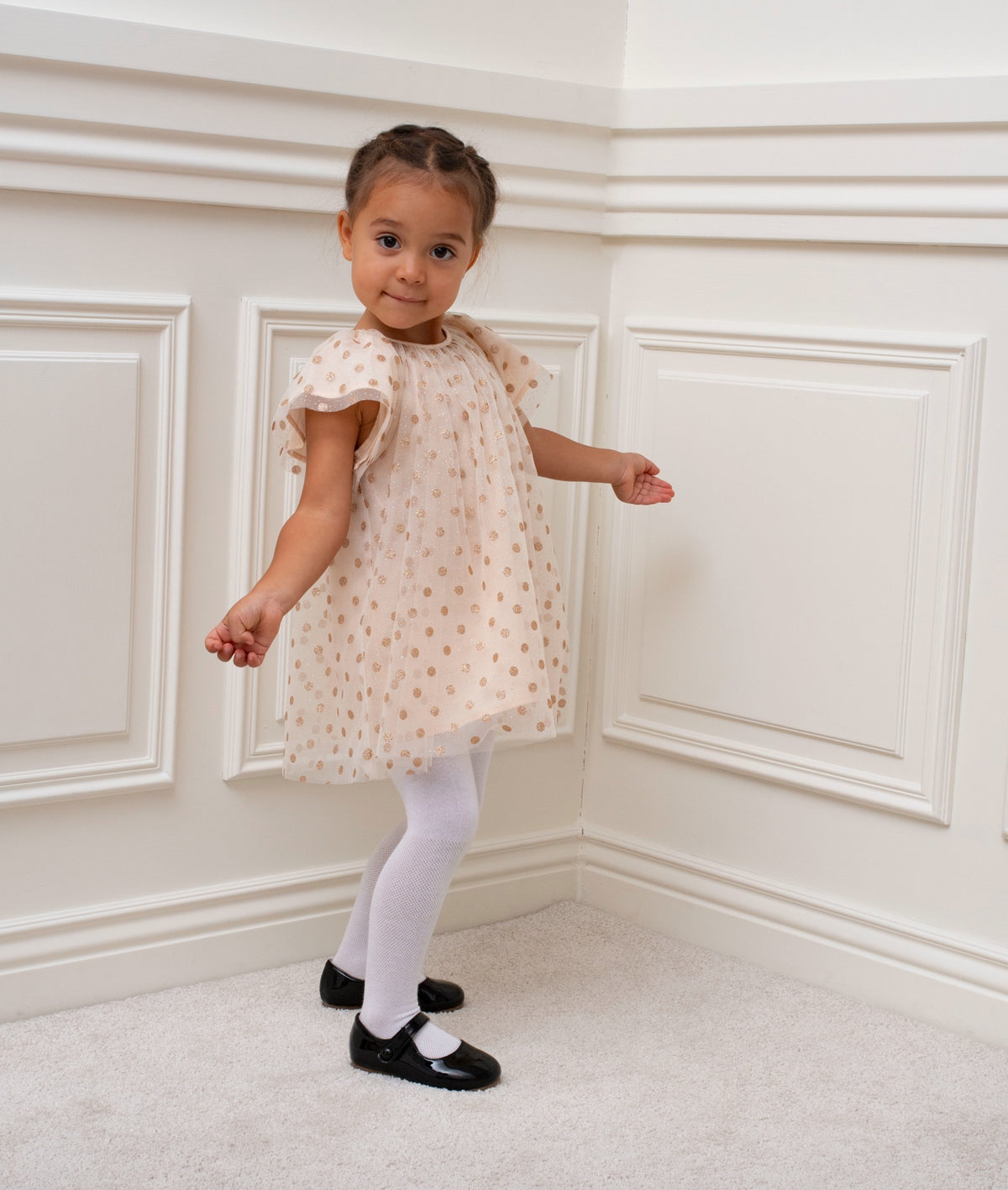 A Pois Tulle Tunic