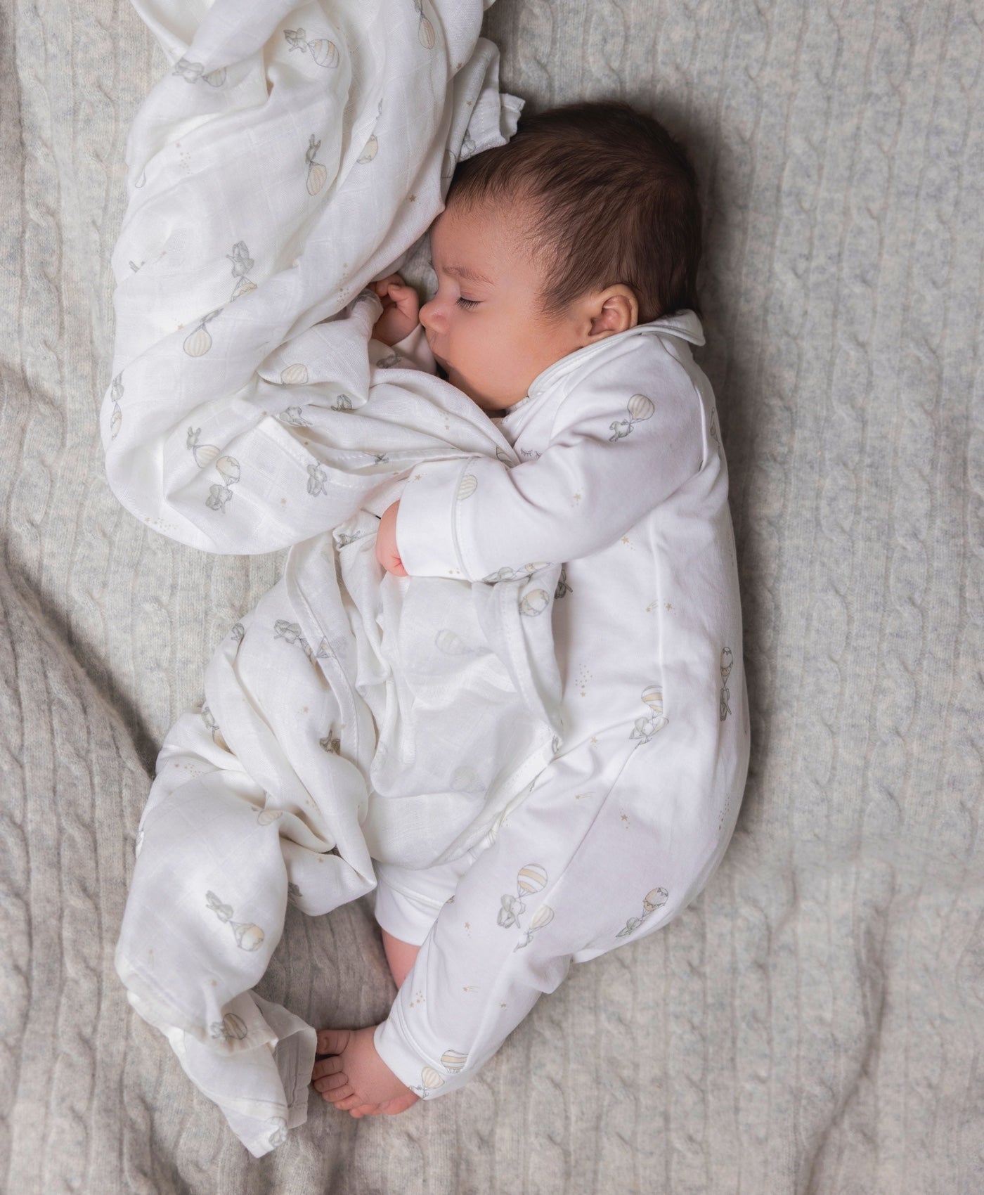Flying Elephants Swaddle