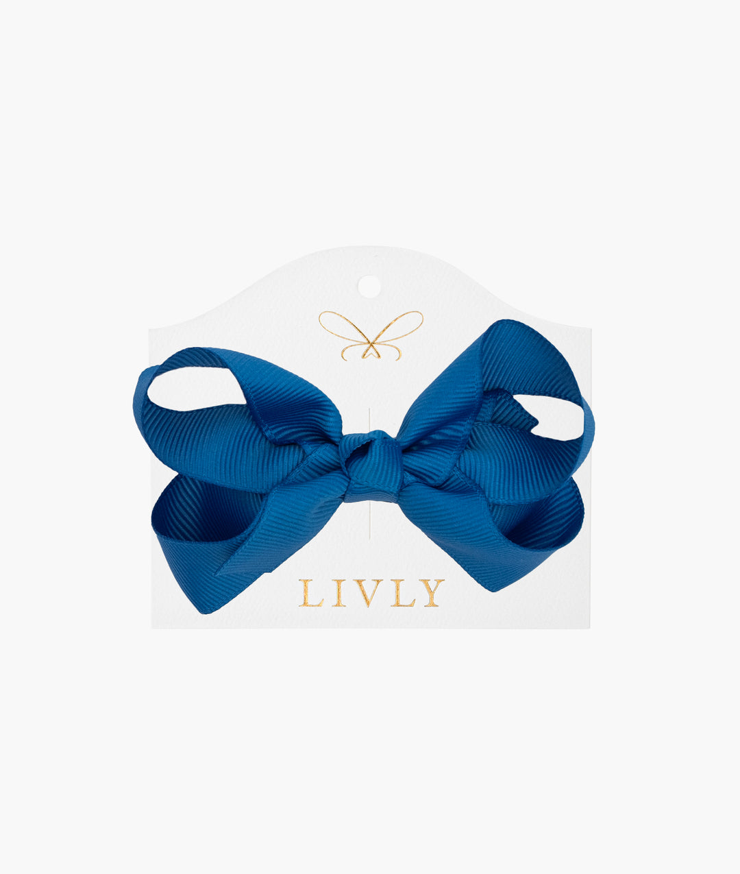 Medium Bow Batik Blue