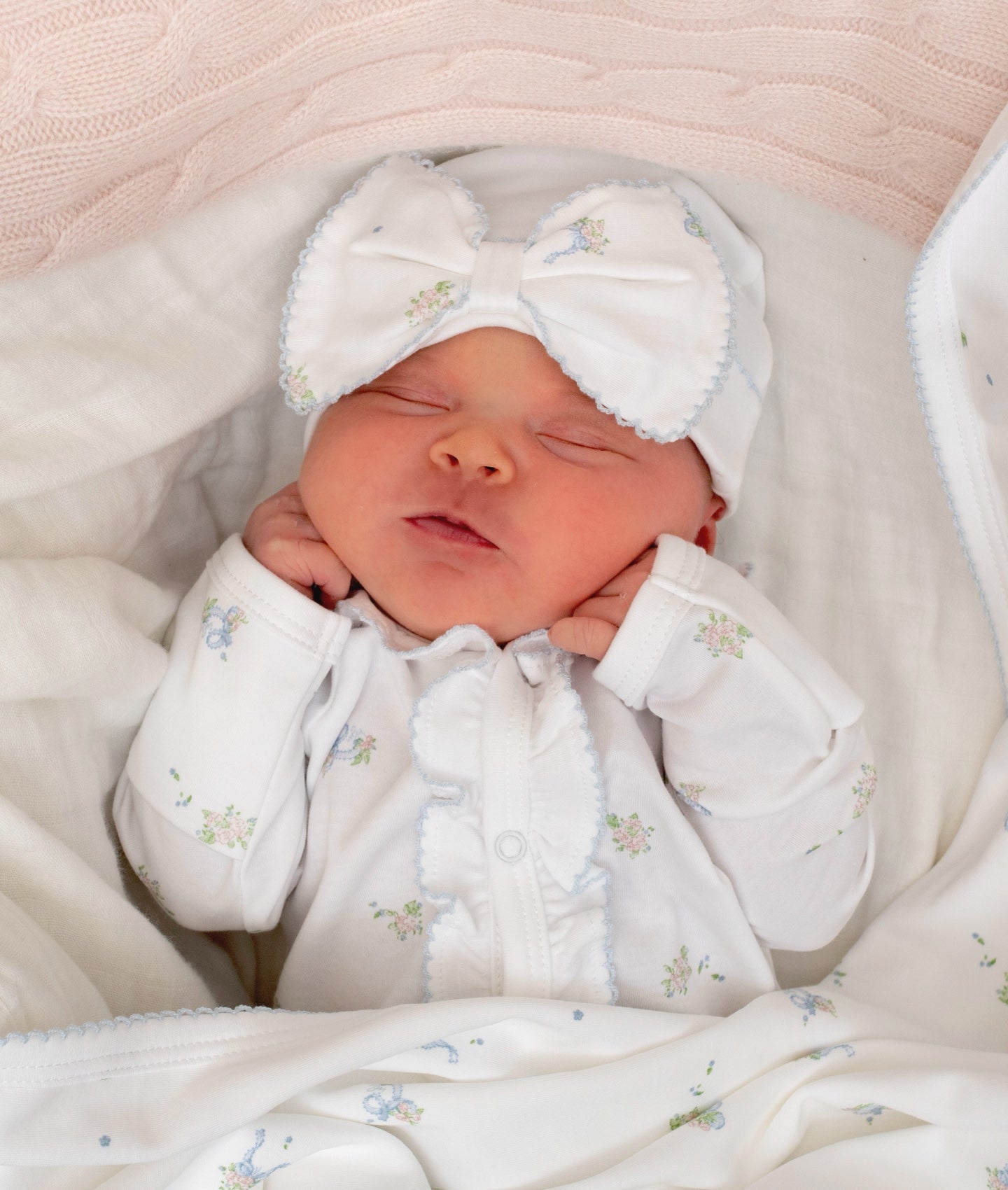 Roses And Ribbons Bow Hat