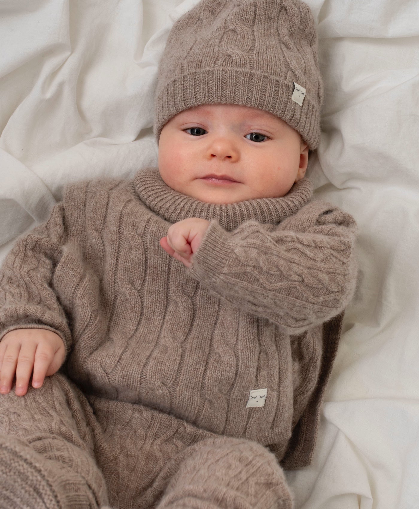 Kabelstickad Kashmirkrage