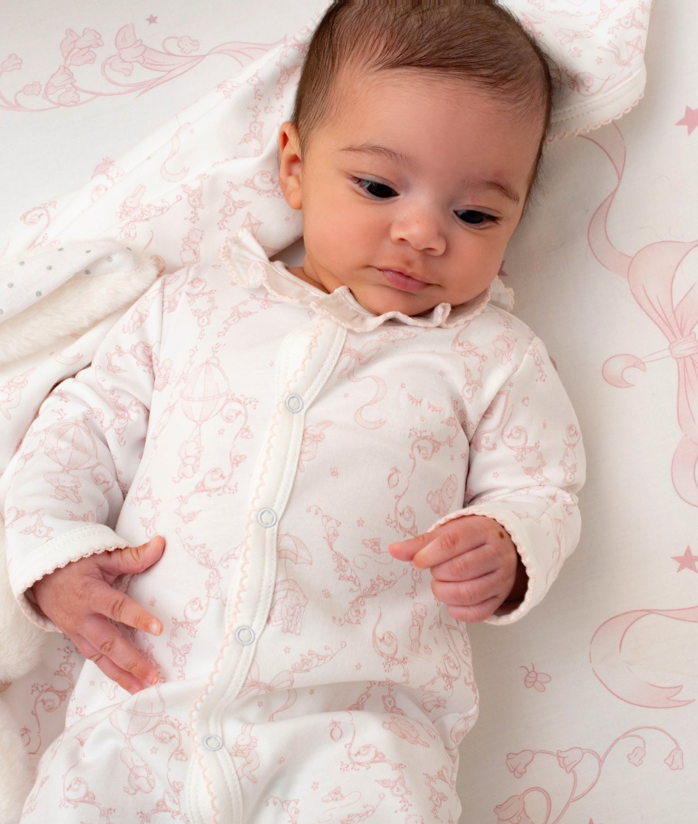 Wonderland Ruffled Footie