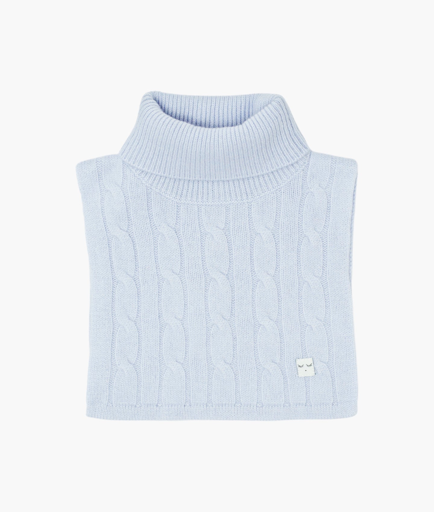 Kabelstickad Kashmirkrage