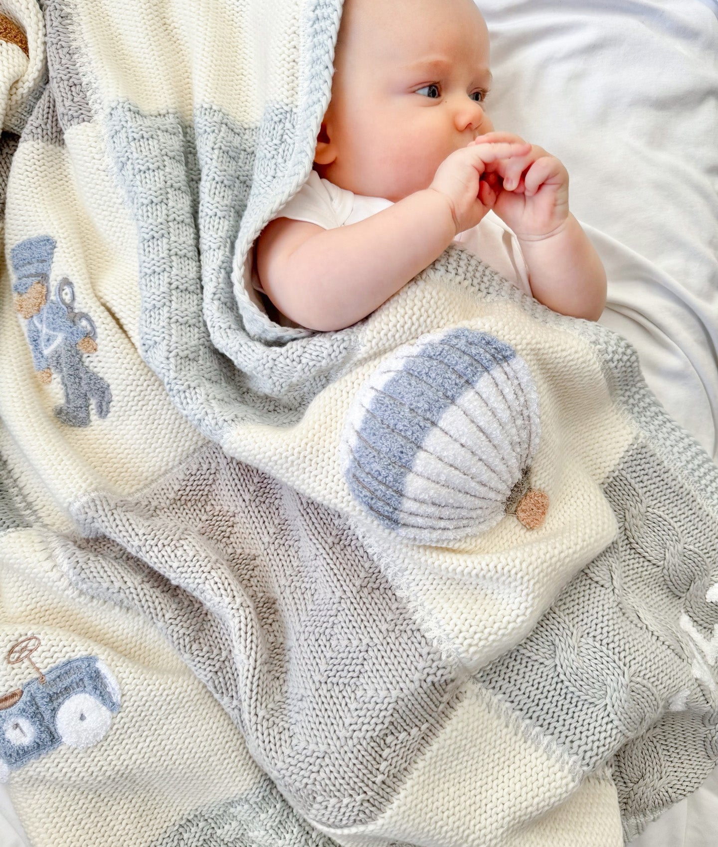 Playroom Knitted Blanket