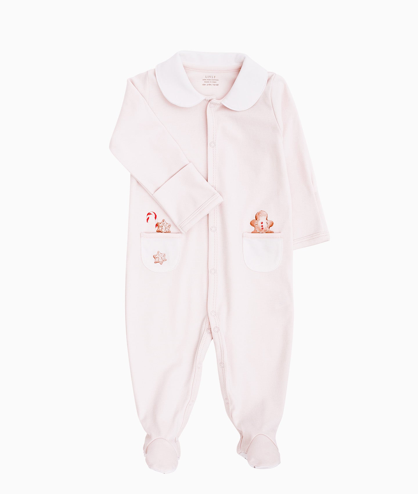 Little Gingerbreads Collar Footie