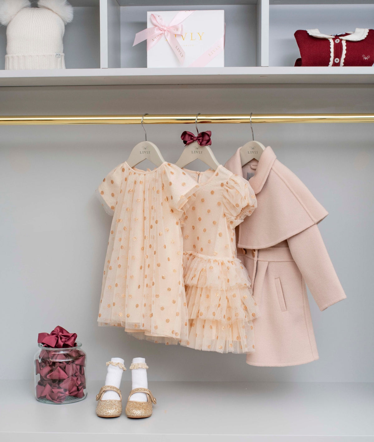 A Pois Tulle Tunic