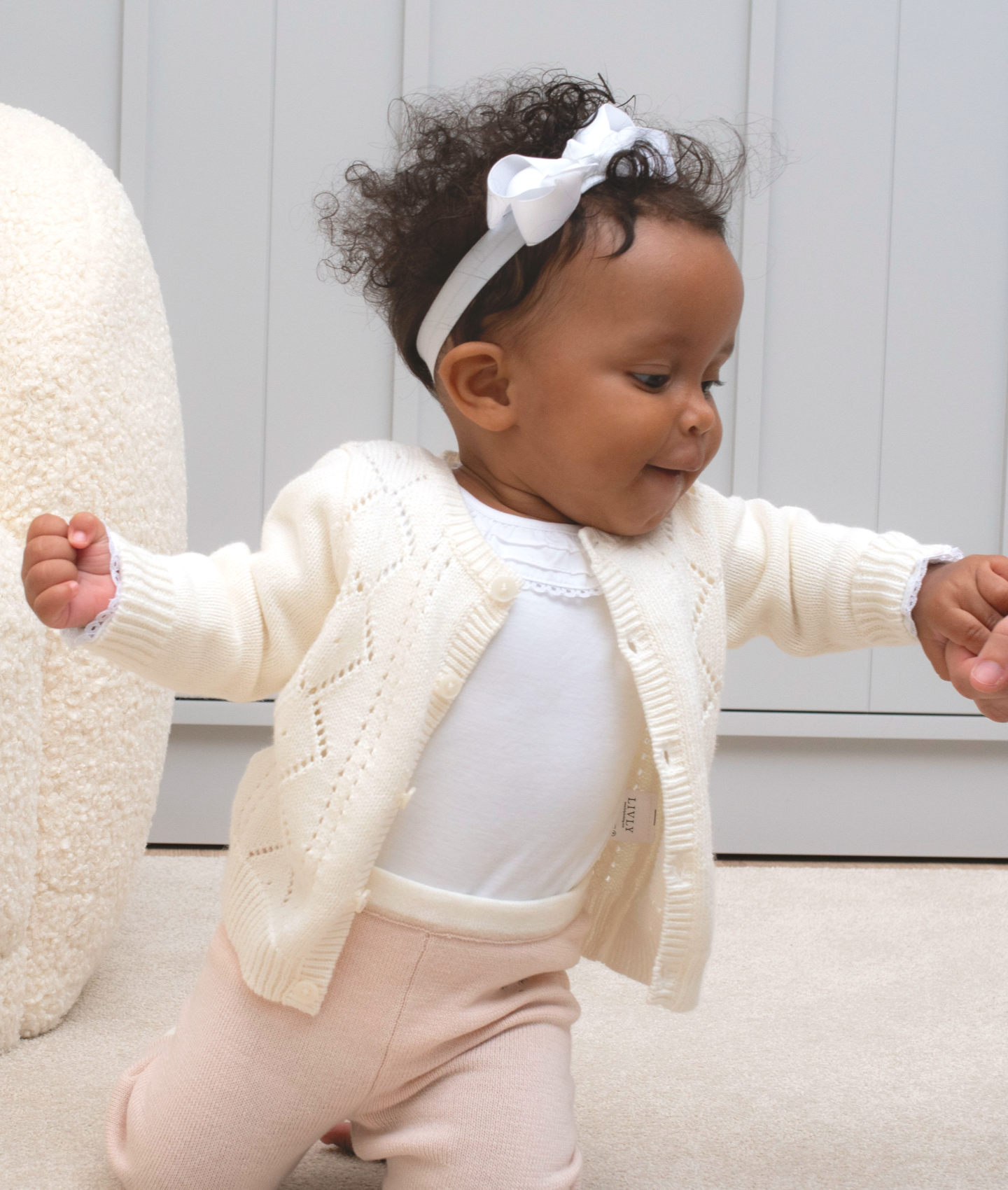 Pointelle Cardigan